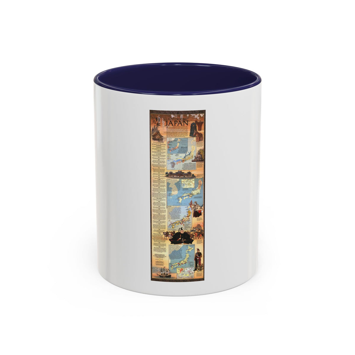 Japan - Historical (1984) (Map) Accent Coffee Mug