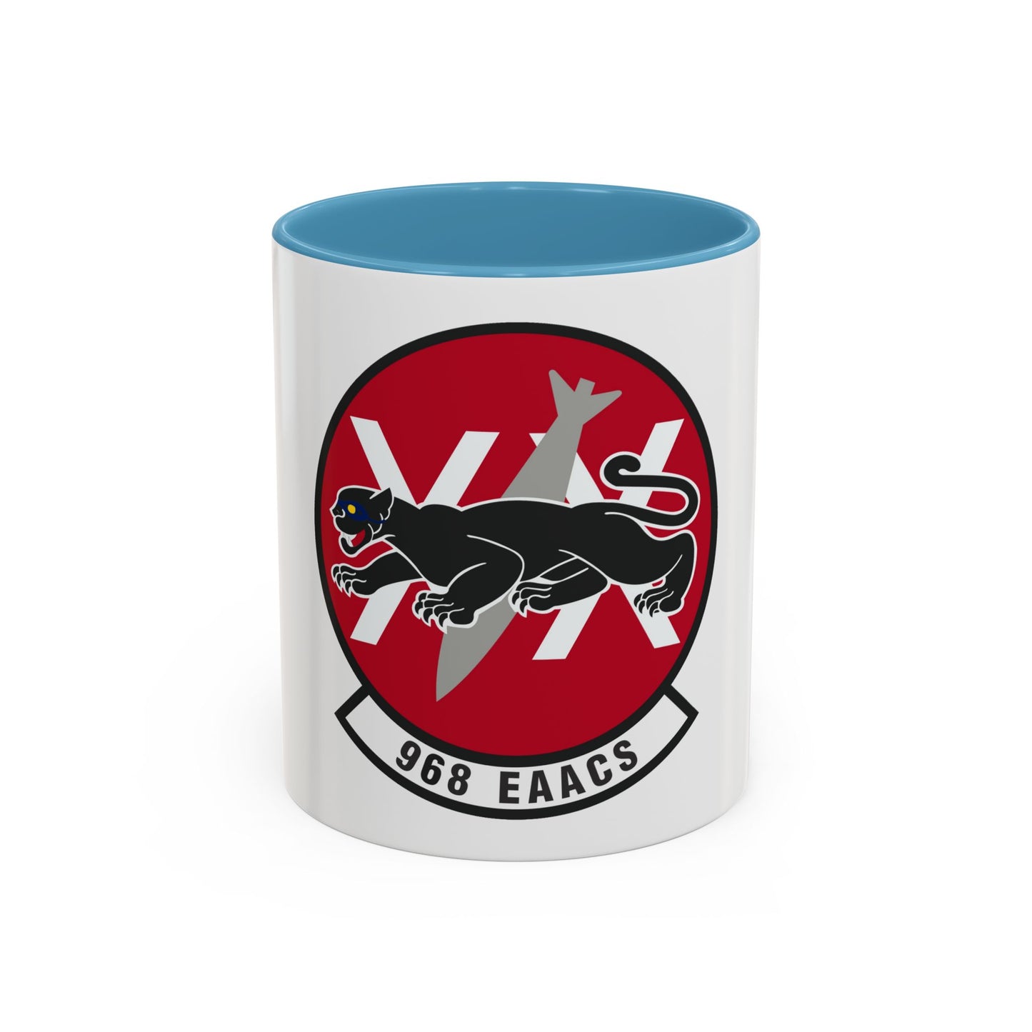 968th Expeditionary Airborne Air Control Squadron (U.S. Air Force) Accent Coffee Mug