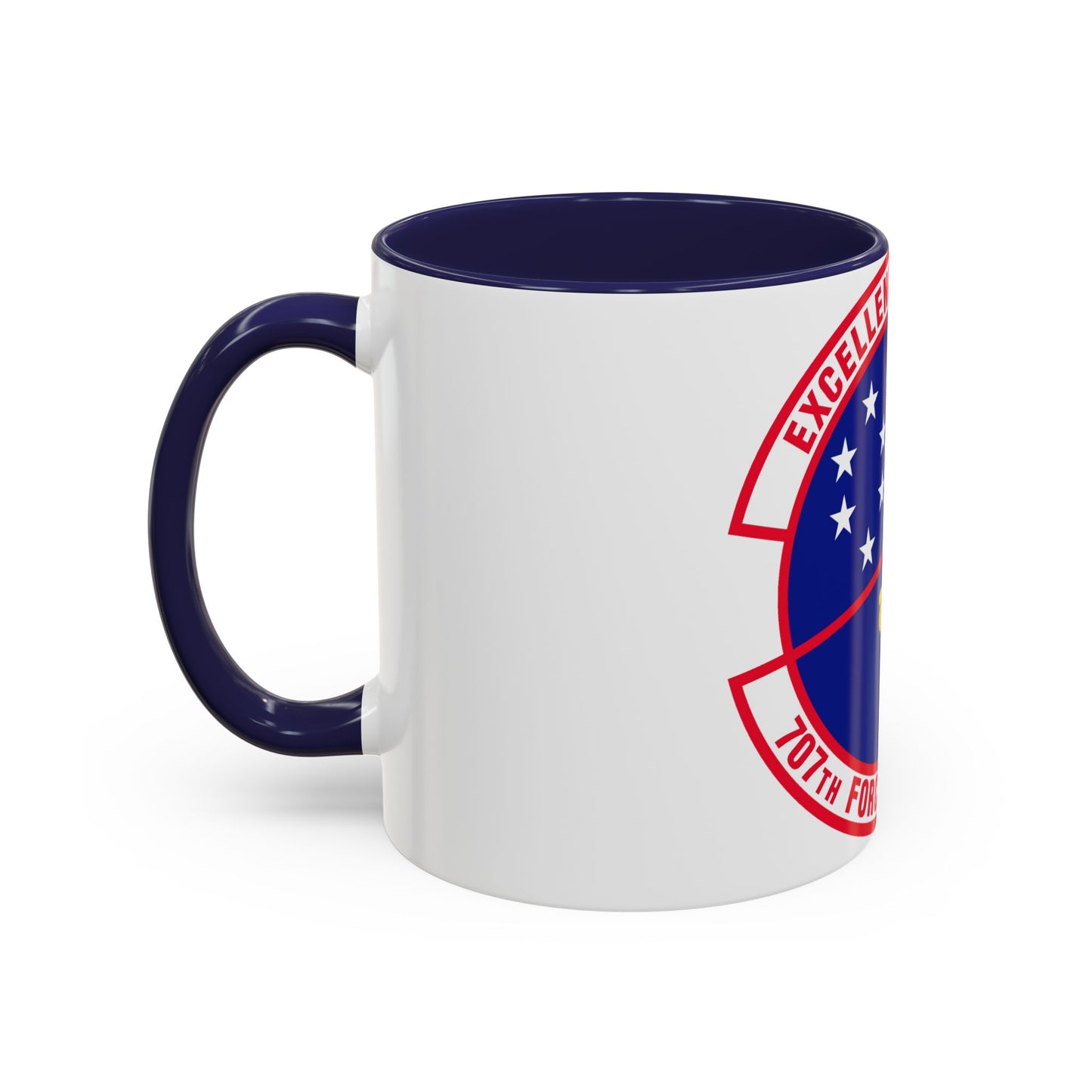 707 Force Support Squadron AFISRA (U.S. Air Force) Accent Coffee Mug