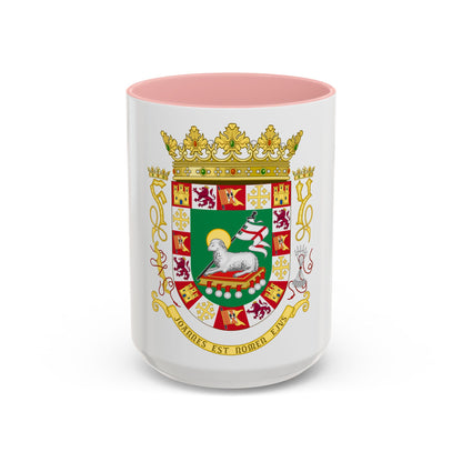 Coat of arms of the Commonwealth of Puerto Rico 2 - Accent Coffee Mug
