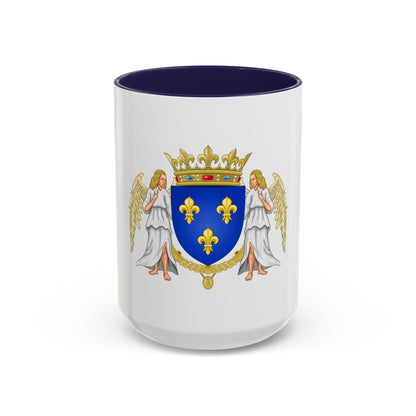 Royal Coat of Arms of Valois France - Accent Coffee Mug