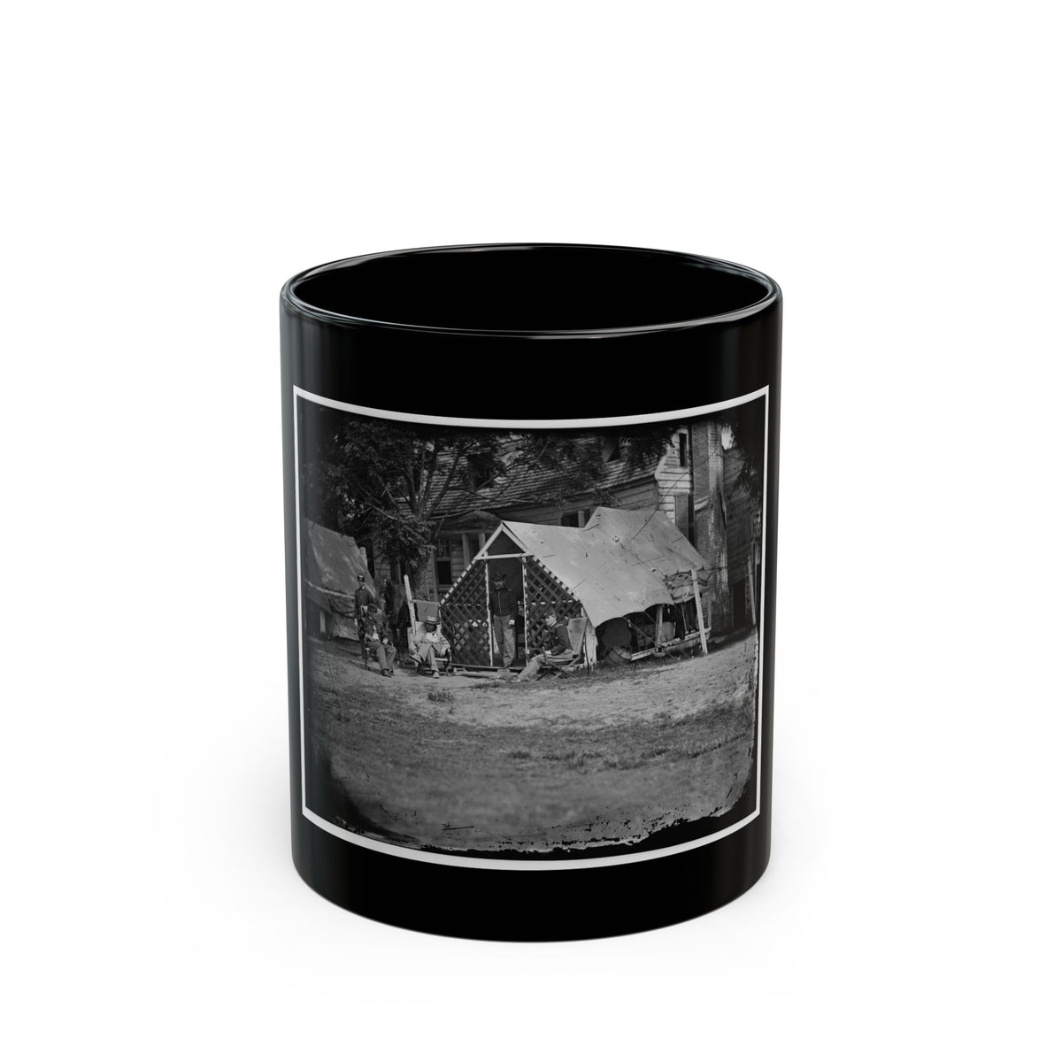Untitled 001(5) (U.S. Civil War) Black Coffee Mug
