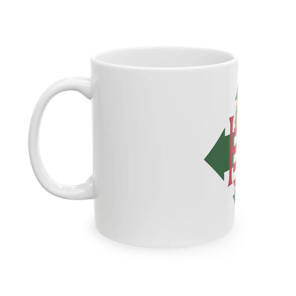 Coat of arms of Hungary (1945) - White Coffee Mug-Go Mug Yourself