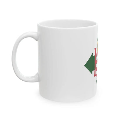 Coat of arms of Hungary (1945) - White Coffee Mug-Go Mug Yourself