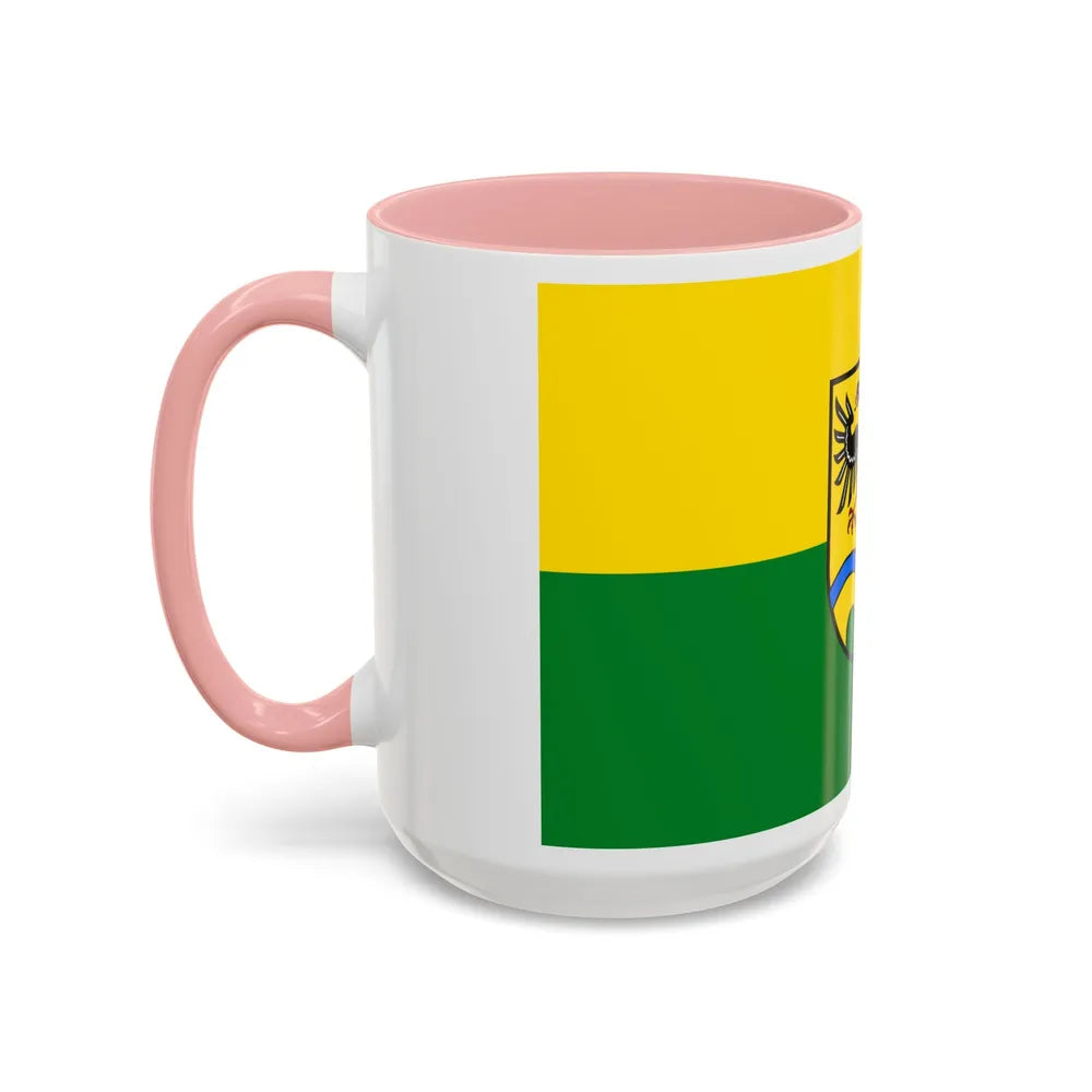 Flag of Deggendorf Germany - Accent Coffee Mug-Go Mug Yourself