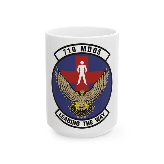 710th Medical Operations Squadron (U.S. Air Force) White Coffee Mug-15oz-Go Mug Yourself