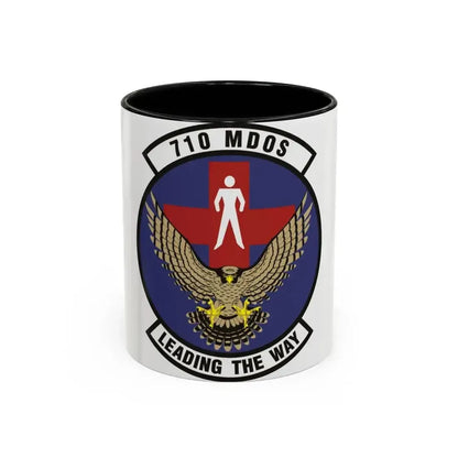 710th Medical Operations Squadron (U.S. Air Force) Accent Coffee Mug 11oz Black - Go Mug Yourself