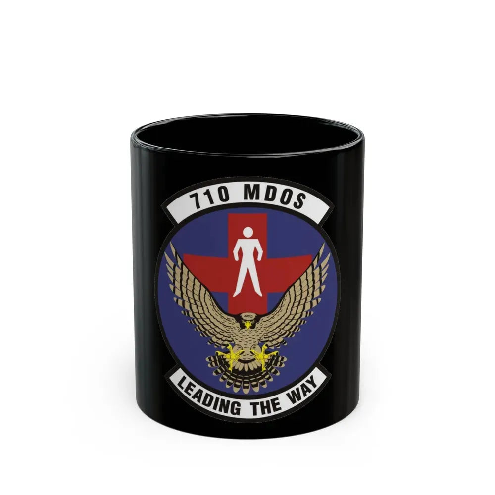 710th Medical Operations Squadron (U.S. Air Force) Black Coffee Mug 11oz - Go Mug Yourself