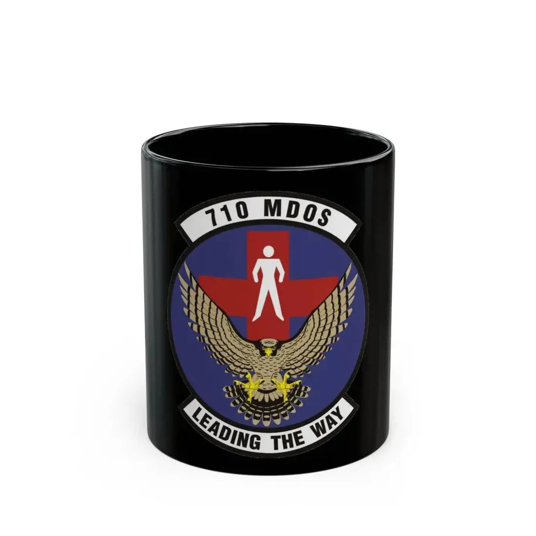710th Medical Operations Squadron (U.S. Air Force) Black Coffee Mug - Go Mug Yourself