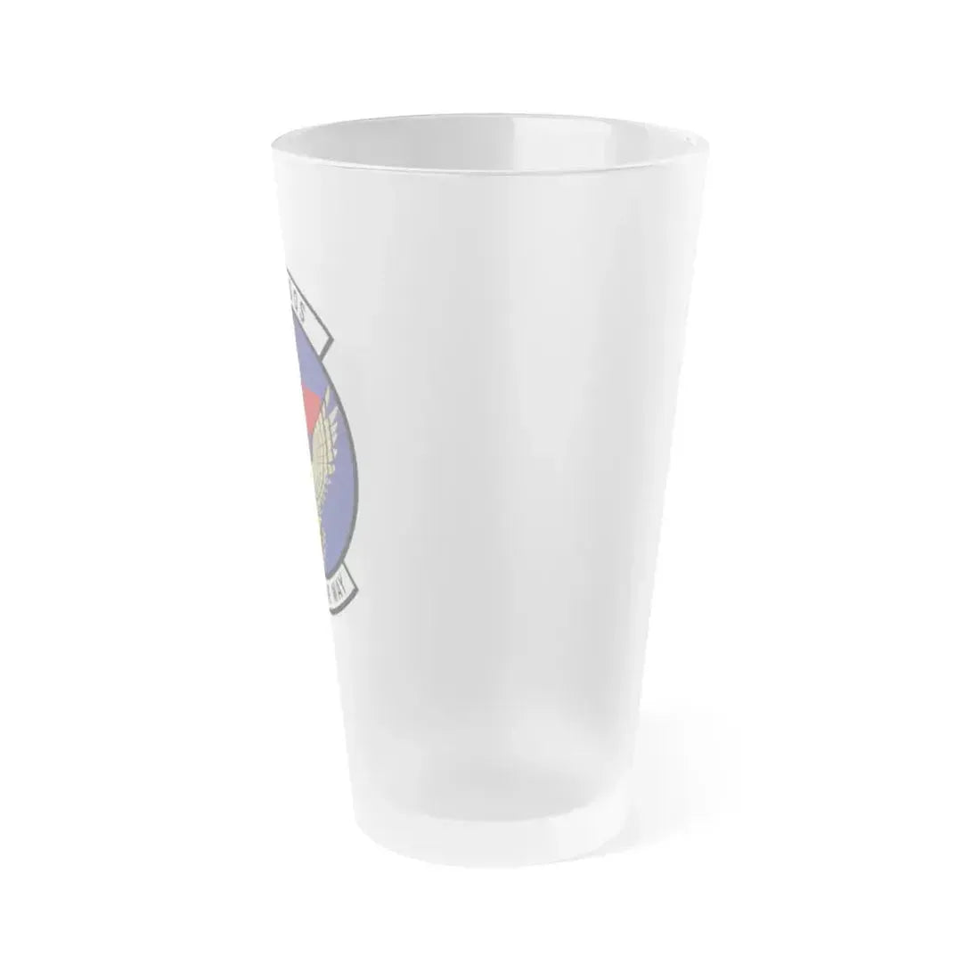 710th Medical Operations Squadron (U.S. Air Force) Frosted Pint Glass 16oz - Go Mug Yourself