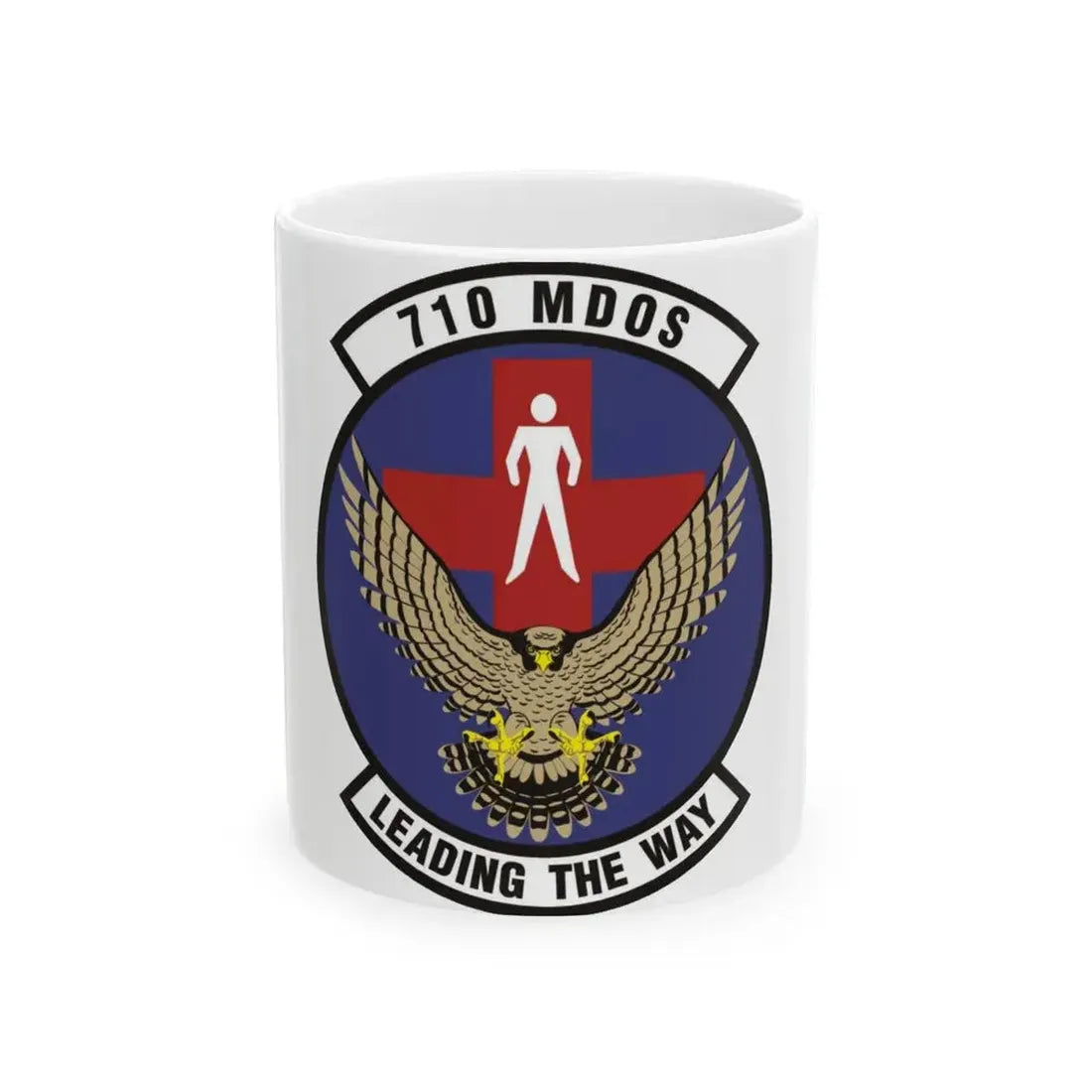 710th Medical Operations Squadron (U.S. Air Force) White Coffee Mug 11oz - Go Mug Yourself