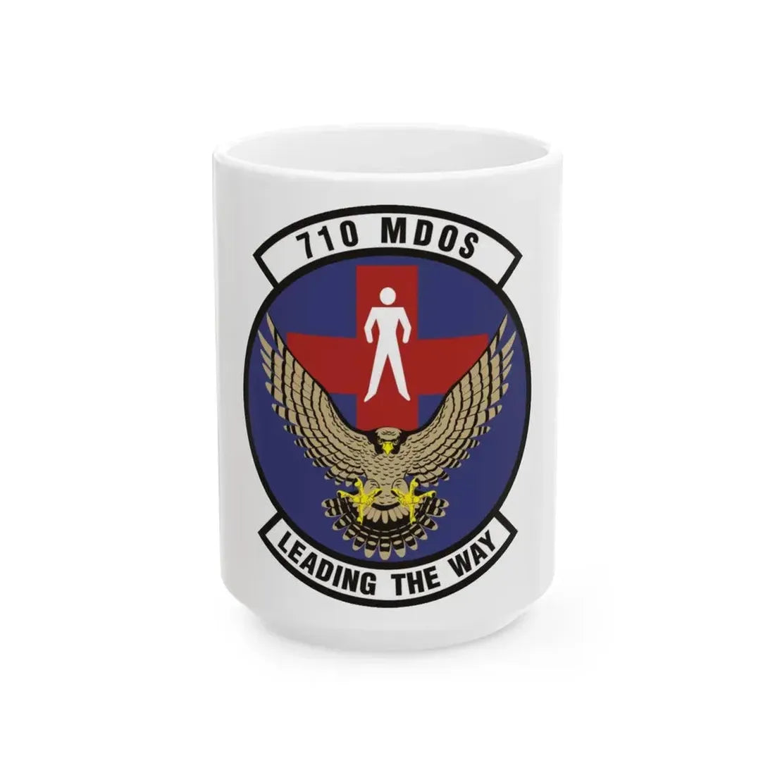 710th Medical Operations Squadron (U.S. Air Force) White Coffee Mug 15oz - Go Mug Yourself