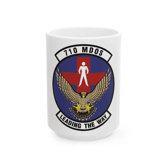 710th Medical Operations Squadron (U.S. Air Force) White Coffee Mug 15oz - Go Mug Yourself