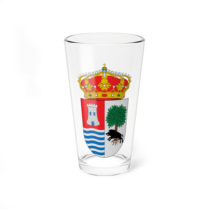 Escudo de Baños de Rio Tobia-La Rioja (Spain) (Coat of Arms) Pint Glass 16oz