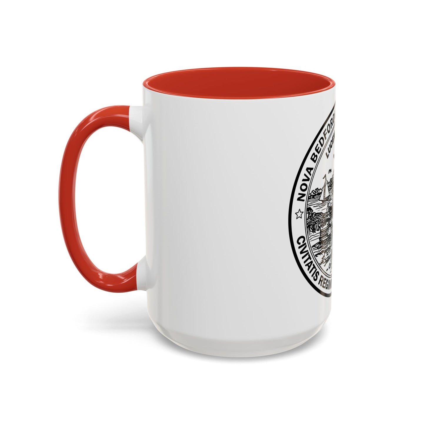 Seal of New Bedford Massachusetts - Accent Coffee Mug