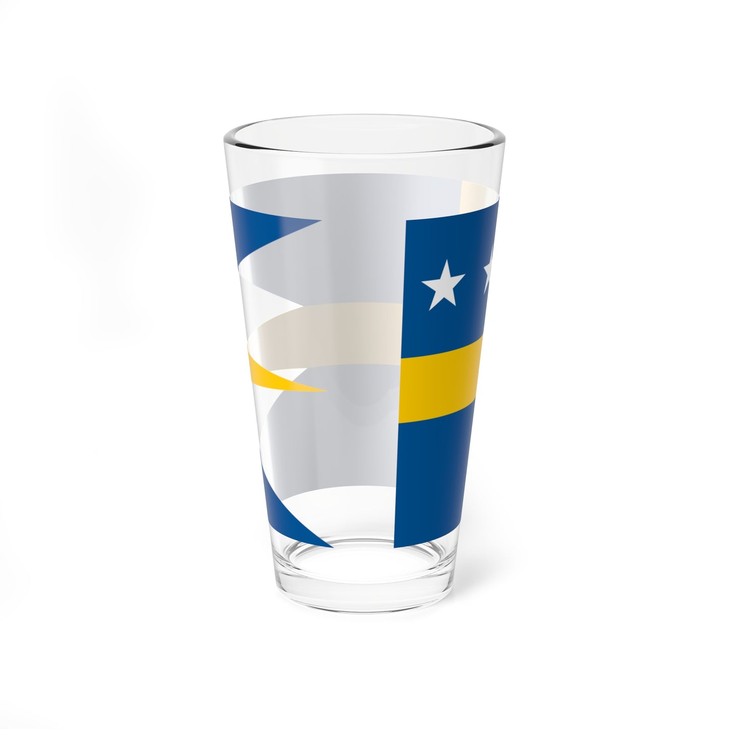Naval Rank Flag of Sweden - Konteramiralsflagga (Sweden) Pint Glass 16oz