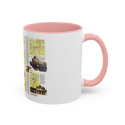 Germany - A Traveller's Map (1991) (Map) Accent Coffee Mug