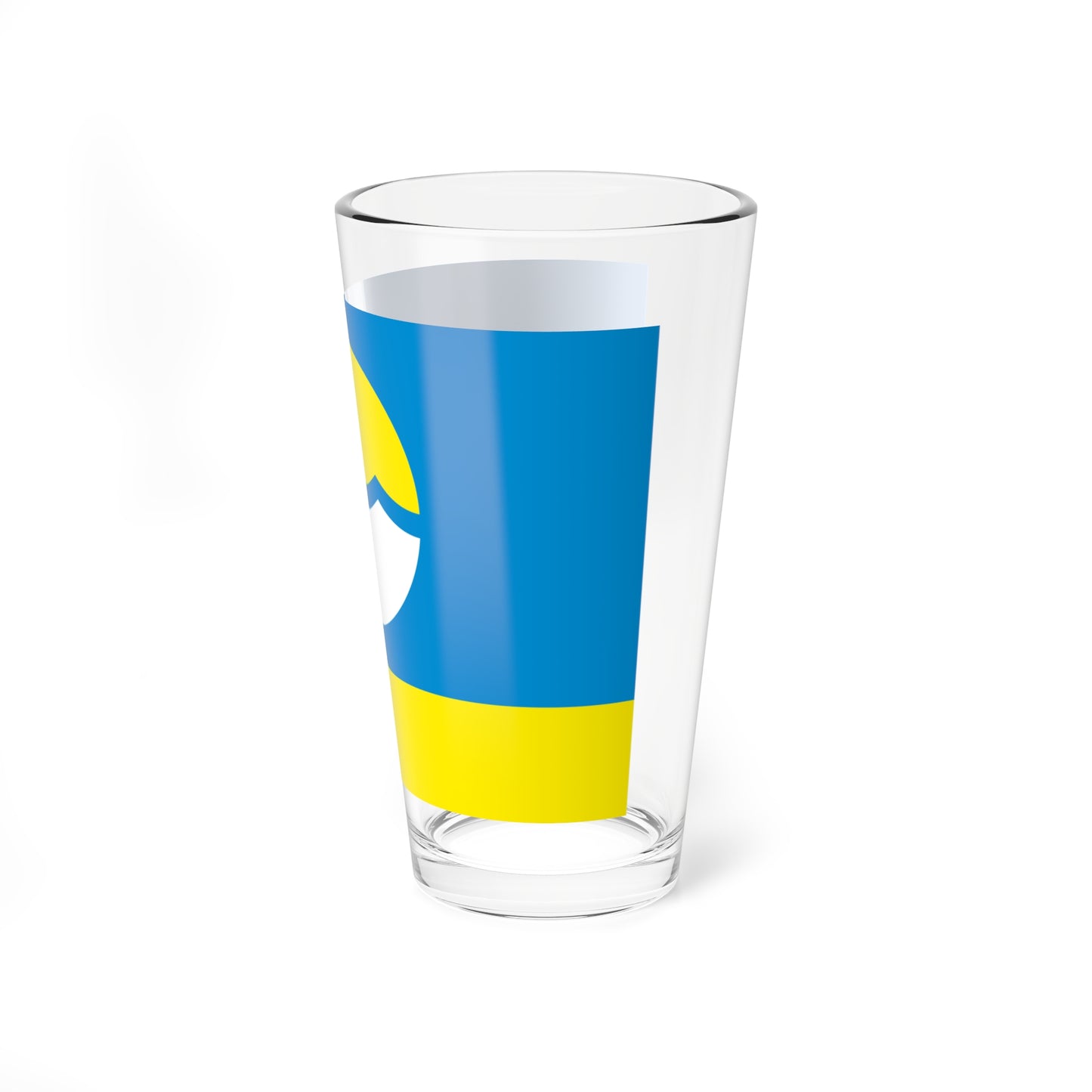 Flag of Nikolayevsky Raion (Russia) Pint Glass 16oz
