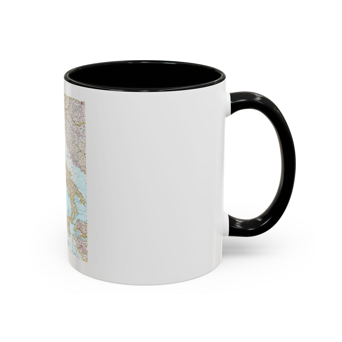 Italy (1961) (Map) Accent Coffee Mug