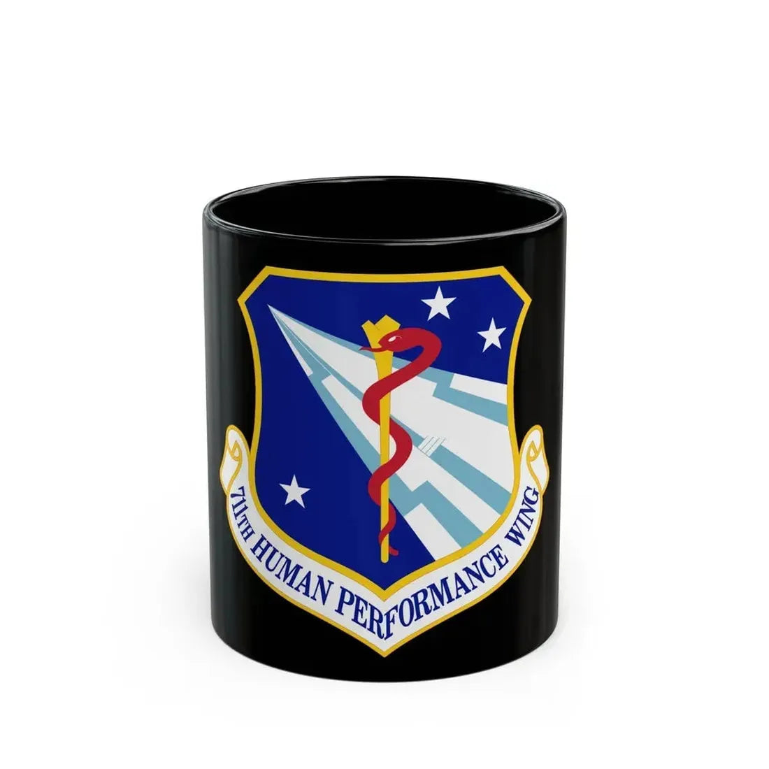 711th Human Performance Wing (U.S. Air Force) Black Coffee Mug - Go Mug Yourself
