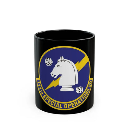 711th Special Operations Squadron (U.S. Air Force) Black Coffee Mug-11oz-Go Mug Yourself