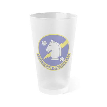 711th Special Operations Squadron (U.S. Air Force) Frosted Pint Glass 16oz-16oz-Frosted-Go Mug Yourself