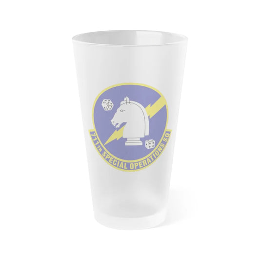 711th Special Operations Squadron (U.S. Air Force) Frosted Pint Glass 16oz-16oz-Frosted-Go Mug Yourself