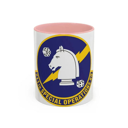 711th Special Operations Squadron (U.S. Air Force) Accent Coffee Mug 11oz Pink - Go Mug Yourself