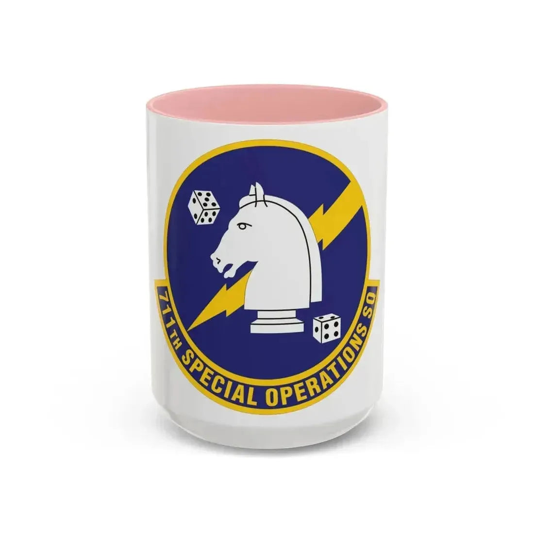 711th Special Operations Squadron (U.S. Air Force) Accent Coffee Mug 15oz Pink - Go Mug Yourself
