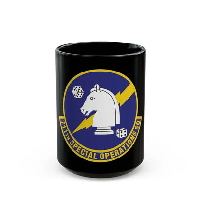 711th Special Operations Squadron (U.S. Air Force) Black Coffee Mug 15oz - Go Mug Yourself
