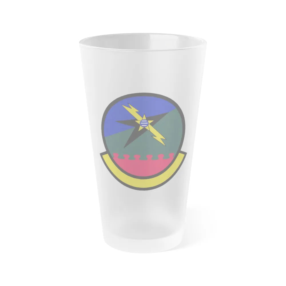 712 Air Support Operations Squadron ACC (U.S. Air Force) Frosted Pint Glass 16oz-Go Mug Yourself