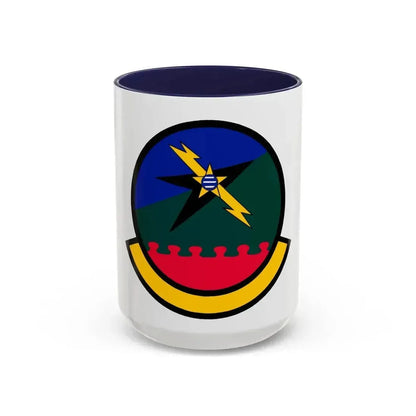 712 Air Support Operations Squadron ACC (U.S. Air Force) Accent Coffee Mug 15oz Navy - Go Mug Yourself