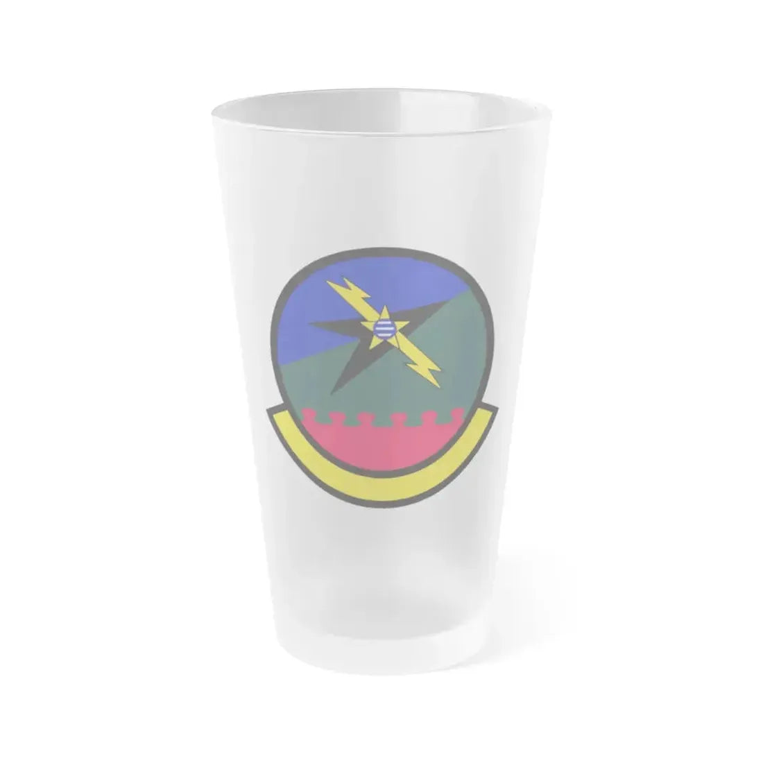 712 Air Support Operations Squadron ACC (U.S. Air Force) Frosted Pint Glass 16oz Default Title - Go Mug Yourself
