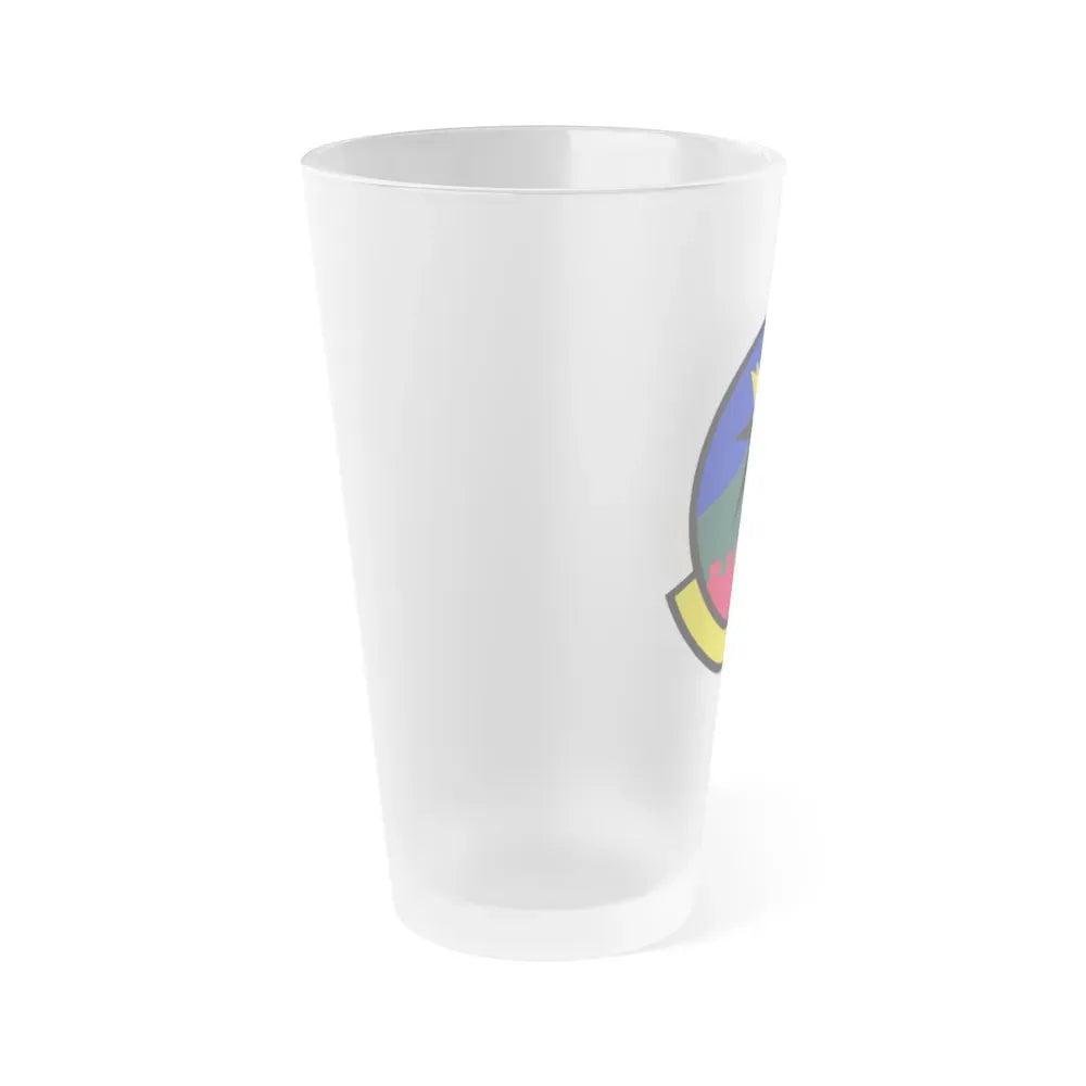 712 Air Support Operations Squadron ACC (U.S. Air Force) Frosted Pint Glass 16oz - Go Mug Yourself