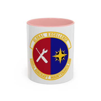 305 Aircraft Maintenance Squadron AMC (U.S. Air Force) Accent Coffee Mug