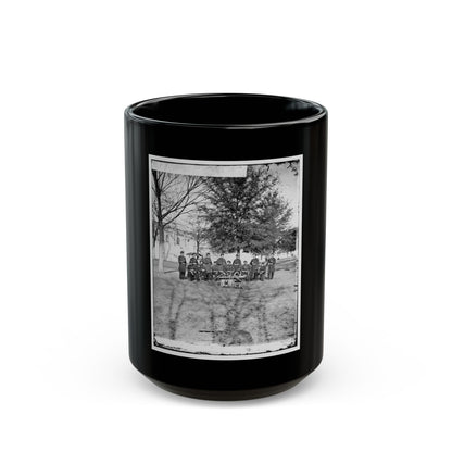 Band Group Seated Behind Their Instruments(2) (U.S. Civil War) Black Coffee Mug
