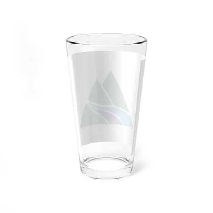 Flag of Teine Ward Sapporo Hokkaido (Japan) Pint Glass 16oz