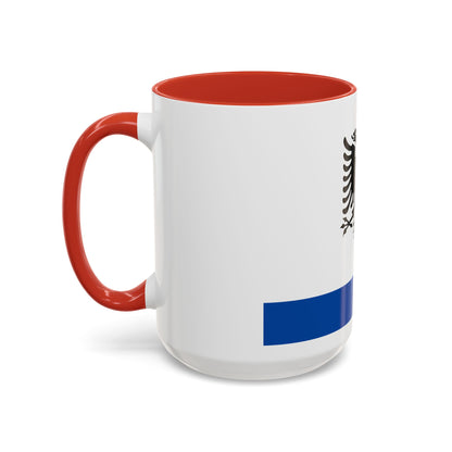 Government Ensign of Albania - Accent Coffee Mug