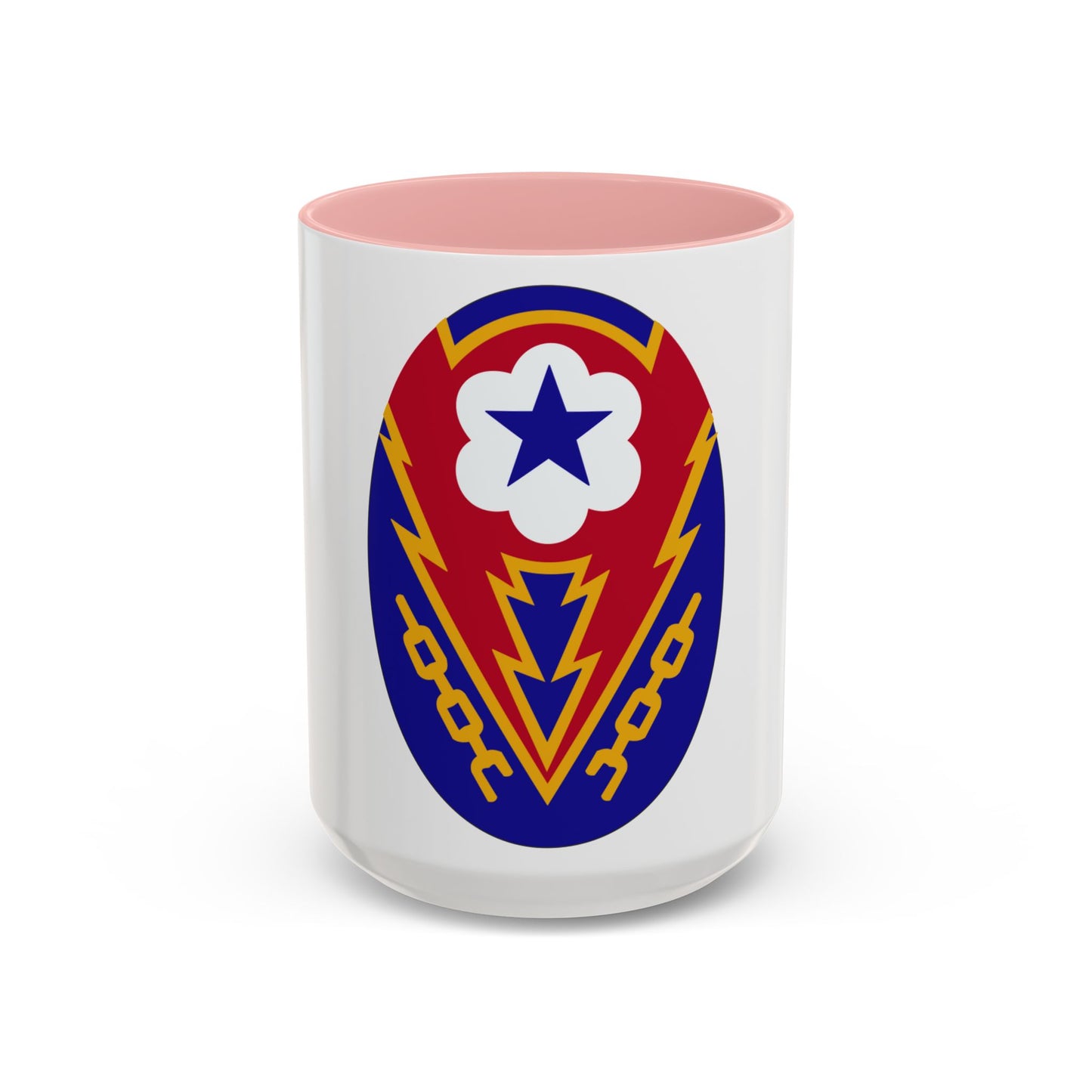 Tasse à café décorative pour le personnel de la zone de communication Europe (armée américaine)