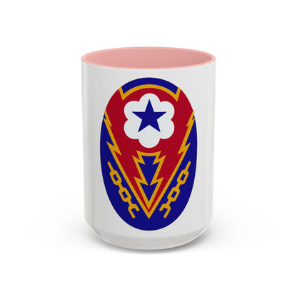 Tasse à café décorative pour le personnel de la zone de communication Europe (armée américaine)