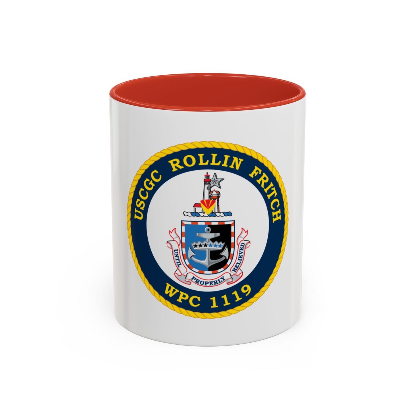 USCGC Rollin Fritch WPC 1119 (U.S. Coast Guard) Accent Coffee Mug