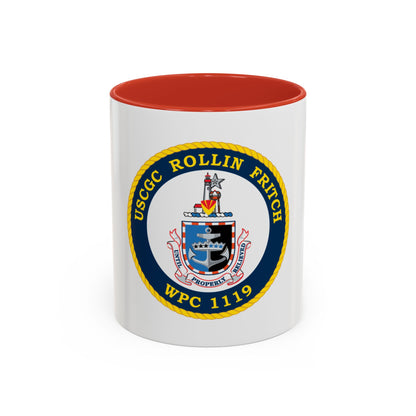 USCGC Rollin Fritch WPC 1119 (U.S. Coast Guard) Accent Coffee Mug