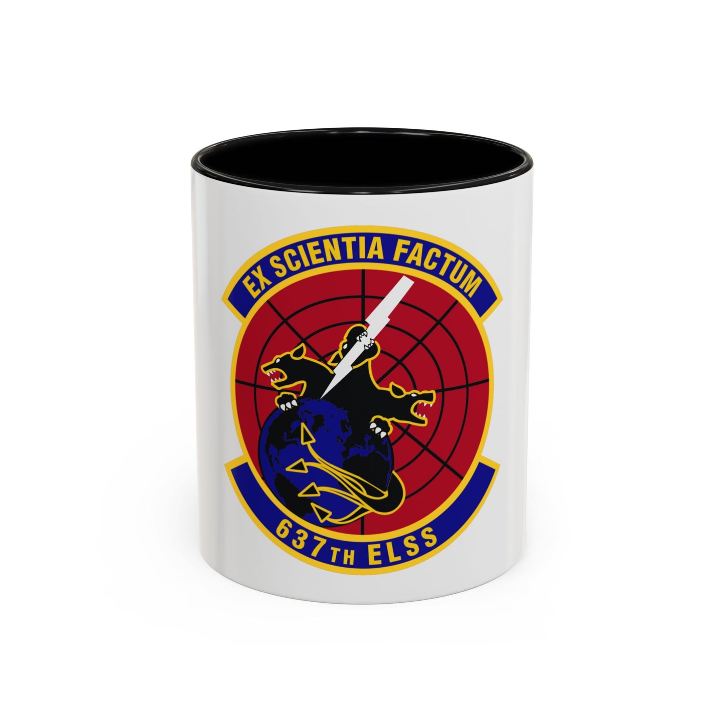 637th Electronic Systems Squadron (U.S. Air Force) Accent Coffee Mug