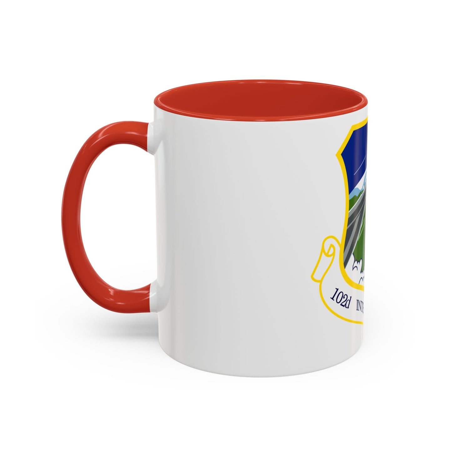 1014px 102nd Intelligence Wing emblem (U.S. Air Force) Accent Coffee Mug