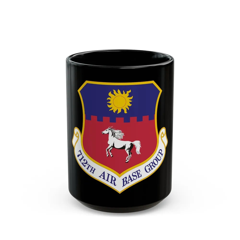 712th Air Base Group (U.S. Air Force) Black Coffee Mug-15oz-Go Mug Yourself