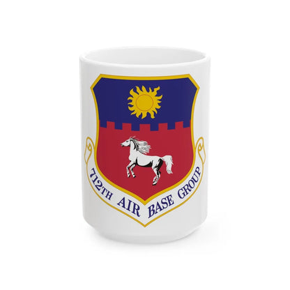 712th Air Base Group (U.S. Air Force) White Coffee Mug-15oz-Go Mug Yourself