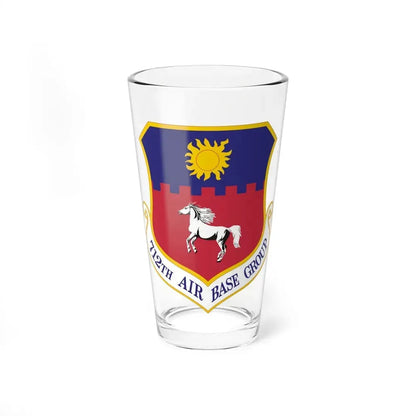 712th Air Base Group (U.S. Air Force) Pint Glass 16oz 16oz - Go Mug Yourself