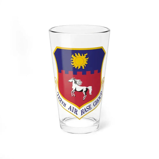 712th Air Base Group (U.S. Air Force) Pint Glass 16oz 16oz - Go Mug Yourself