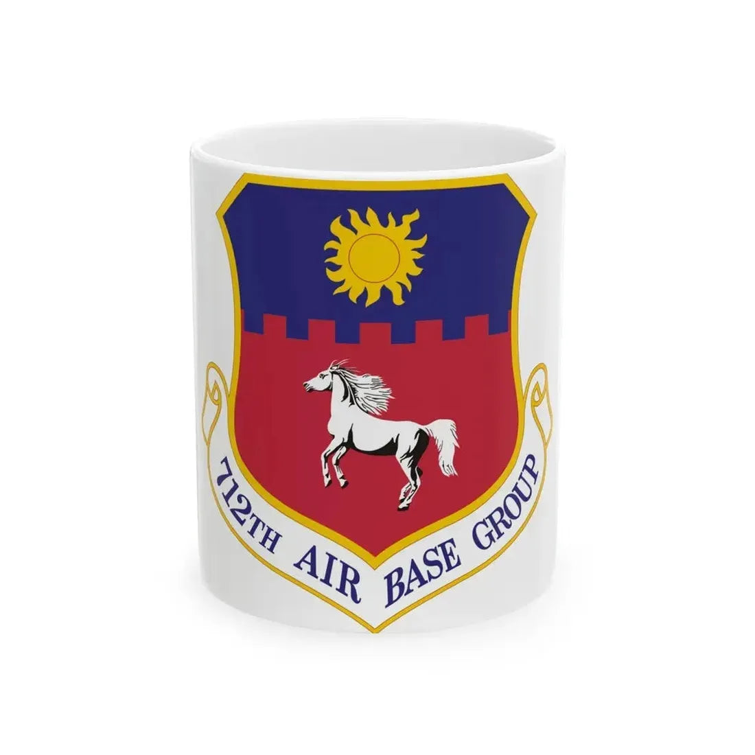 712th Air Base Group (U.S. Air Force) White Coffee Mug 11oz - Go Mug Yourself