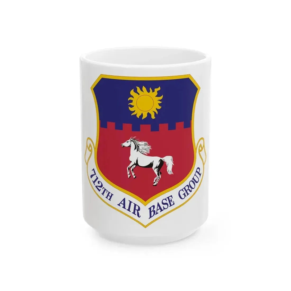 712th Air Base Group (U.S. Air Force) White Coffee Mug 15oz - Go Mug Yourself